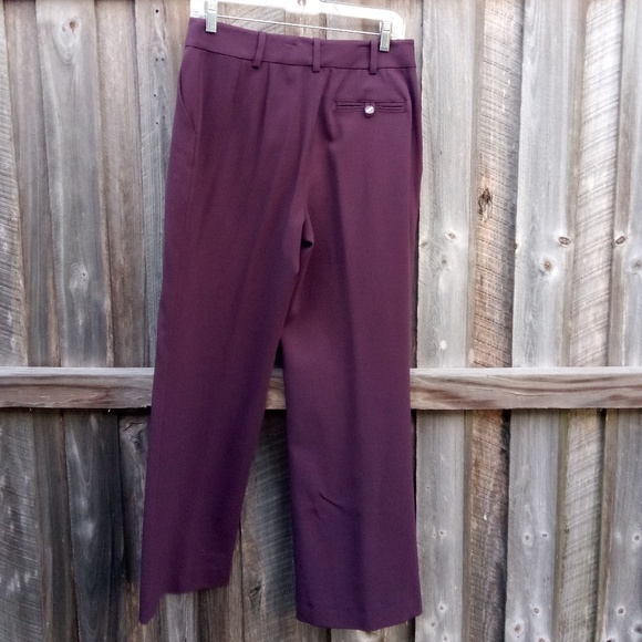 🆕 St. John Collection Plum Dress Pants Vintage 6 - Picture 6 of 8